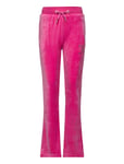 Juicy Couture Diamante Velour Bootcut Rosa