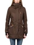 berydale Parka Imperméable et Coupe-Vent pour Femme, Marron, M