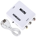 New HDMI to Composite CVBS RCA Cinch AV Video Converter Adapter PAL NTSC TV 573