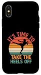 Coque pour iPhone X/XS It's Time To Take The Heels Of Kickboxing Kickboxer