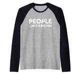 People Not A Big Fan T-Shirt Introvert Shirt Raglan Baseball Tee