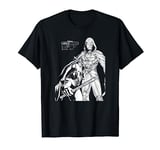 Marvel Moon Knight Duo Line Art Poster T-Shirt