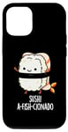 Coque pour iPhone 12/12 Pro Jeu de mots amusant Sushi A-Fish-Cionado