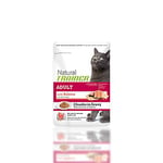 Natural Trainer, Aliment Humide pour Chat, Sachet Adulte Saumon 85 g