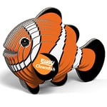 EUGY Clownfish 650037-Puzzle Animal 3D-Poisson Clown-pour Enfants et Adultes-À Assembler soi-même-Kit de Bricolage à partir de 6 Ans, EH-037