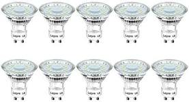 GU10 LED Light Bulbs Warm White 2700K 50W Halogen Spotlight Equivalent 4W 350lm