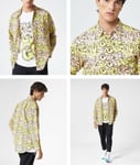 Comme Des Garçons x Kaws Art Printed Dress Shirt Deadstock BNWT L