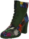 Desigual Caquis, Chaussures montantes femme - Bleu (5077), 41 EU