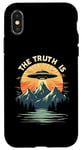 iPhone X/XS THE TRUTH IS UFO Mountain Sunset Case