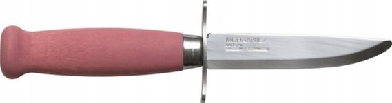 Morakniv Barnekniv Morakniv Scout 39 Safe, Skinnslire, Dobbel Fingerbeskyttelse, Burgunder Farge