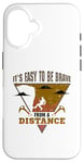 iPhone 16 It's easy to be brave from a distance - Bolder Rock Climber Case