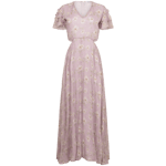 Elise Dress - Lavender Peony Print