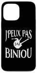 Coque pour iPhone 13 Pro Max Bretagne Je peux pas j'ai Biniou Idée cadeau Humour Breton