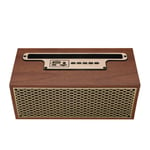 Fm vintage puusyinen bluetooth-kaiutin tws langaton subwoofer ulkona kannettava radio lahja stereo matkapuhelinteline kaiutin