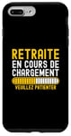 Coque pour iPhone 7 Plus/8 Plus Retraite en Cours de Chargement Humour Retraité 2025