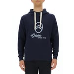 CITROËN O102939-A928 Sweatshirt à Capuche Logo Origins Large Print W/Side Pockets C23W Sweatshirt Homme Night Blue Taille XL