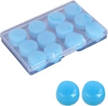 Bouchon d'Oreille, Bouchons d'Oreille pour Dormir, Boule Quies En Silicone Quies Moulables, s, Pour Sommeil Suppression Du Bruit Dormir Natation Ronflement, 6 Paires(Bleu)