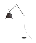 Artemide - Tolomeo Mega Gulvlampe m/Dimmer Ø320 Svart Sateng/Svart