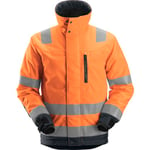 VINTERJAKKE 1130 ORANGE/GRÅ XS