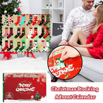 Men Women 24 Days Countdown Christmas Socks Advent Calendar Present Gift