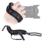 SpiderPro Camera Hand Strap Black-Orange | v2