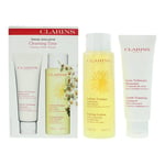 Clarins Everyday Cleansing 2 Piece Gift Set: Gentle Foaming Cleanser 125ml- Toning Lotion200ml