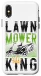 iPhone X/XS Lawn Mower Mowing Dad Father Landscaper Tractor Lawn Mower Case