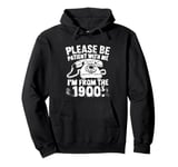 funny slogan rotary phone saying 1900s Pullover Hoodie