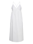 Cotton Cross Back Dress White Mango