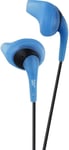 JVC Haen10A Gumy Sport Inner Ear Secure Fit Earphones Sweat Proof (Blue) [New He