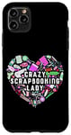 iPhone 11 Pro Max Scrapbooking Heart Crazy Scrapbooking Lady Case