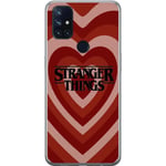 OnePlus Nord N10 5G Genomskinligt Skal Stranger Things