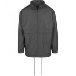 Build Your Brand Mens Nylon Windbreaker Jacket - M