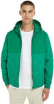 Tommy Hilfiger Veste Homme Cl Mix Hooded Jacket Mi-Saison, Vert (Olympic Green), S