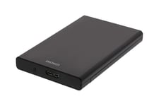 DELTACO 2,5" Harddisk kabinet USB 3.1 - Sort