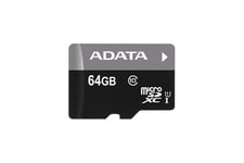 ADATA Premier - flash-minneskort - 64 GB - mikroSDXC UHS-I