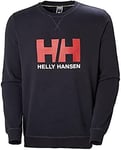 Helly Hansen Homme Sweat HH Logo Crew, 4XL, Marine