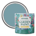 Rust-Oleum Blue Mould-Resistant Garden Paint In Matt Finish - Pacific State 2.5L