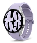 MoKo Bracelet Compatible avec Samsung Galaxy Watch 7 FE 6 5 4 40mm 44mm/Watch 6 Classic 43mm 47mm/Watch 5 Pro 45mm/Watch 4 Classic 42mm 46mm, Bracelet Sport en Silicone Souple, Violet