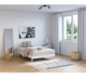 Sommier en kit 120x190 cm EBAC DECOKIT blanc