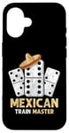 iPhone 16 Mexican Train Master Domino Player Dominoes Lover Game Mens Case