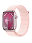 Apple Watch Series 9 (Gps), 45Mm Pink Aluminium Case With Light Pink Sport Loop