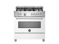 Bertazzoni MAS95C1EBIC Master 90cm Dual Fuel Range Cooker - White