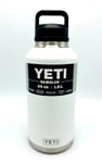 YETI RAMBLER® 64 OZ (1.9 L) BOTTLE WITH CHUG CAP - WHITE - NEW + FREE P&P