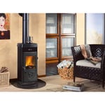 Nordica Stufa a legna a fuoco continuo 6.3kW Super Junior Verde