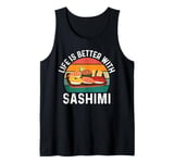 Funny Sashimi Food Lover Tank Top