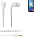 Earphones for Motorola Moto G10 in earsets stereo head set