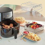 BBQ Holder Baking Tray Barbecue Rack Air Fryer Rack Grill Air Fryer Accessories