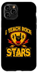 Coque pour iPhone 11 Pro J'enseigne le rock aux stars du rock, professeur de musique, Rock On Graphic