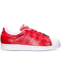 Size UK 12 - adidas Superstar KZK Red Trainers Shoes Sneakers